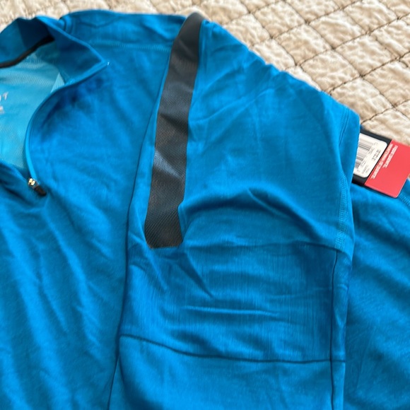 Nike football dri-fit 1/4 zip NWT Turquise/blue XXL - Picture 3 of 6